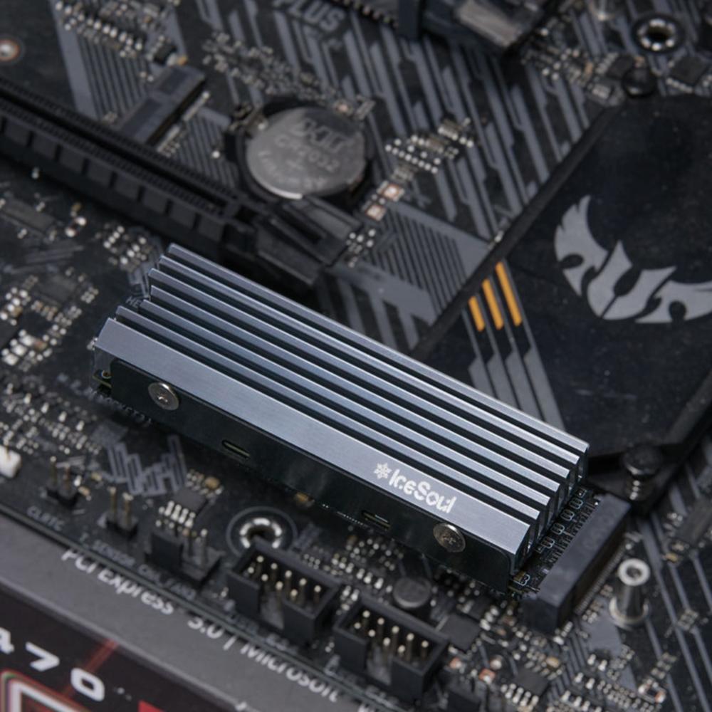 【Original】FinalCool IceSoul 08 Heatsink M2 NVME NGFF 2280 SSD Solid State Hard Disk Cooler