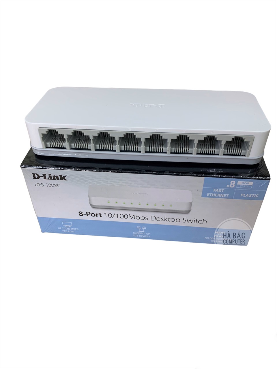 Bộ Chia Mạng 8 Cổng D-Link DES-1008C - Switch 8 Port