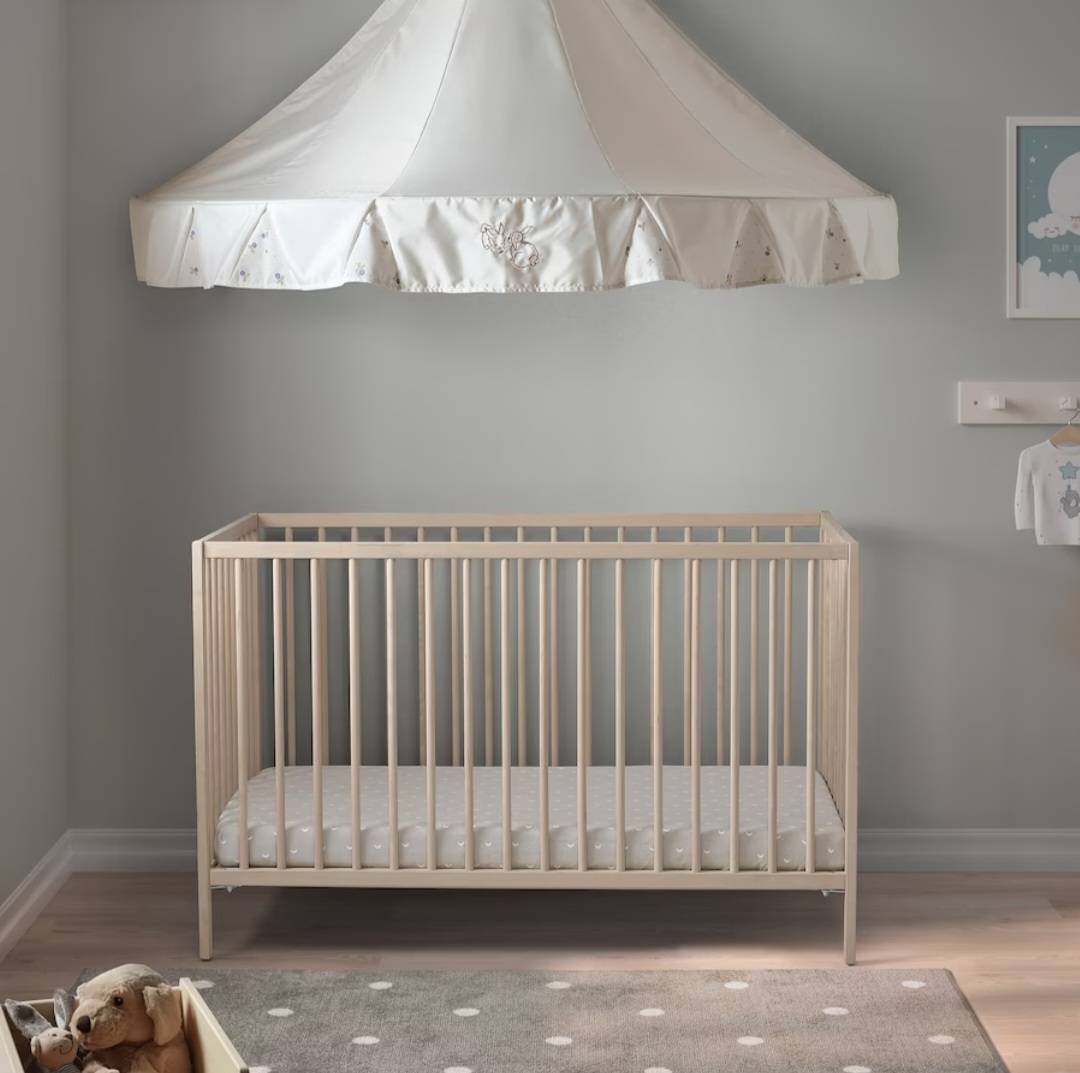 IKea แท้ 100%✴️ SNIGLAR สนิกลาร์ เตียงเด็กอ่อนไม้บีช60x120 ซม