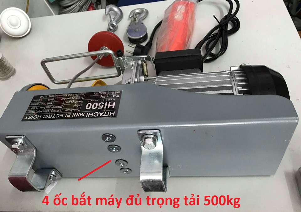 máy tời điện hitachi