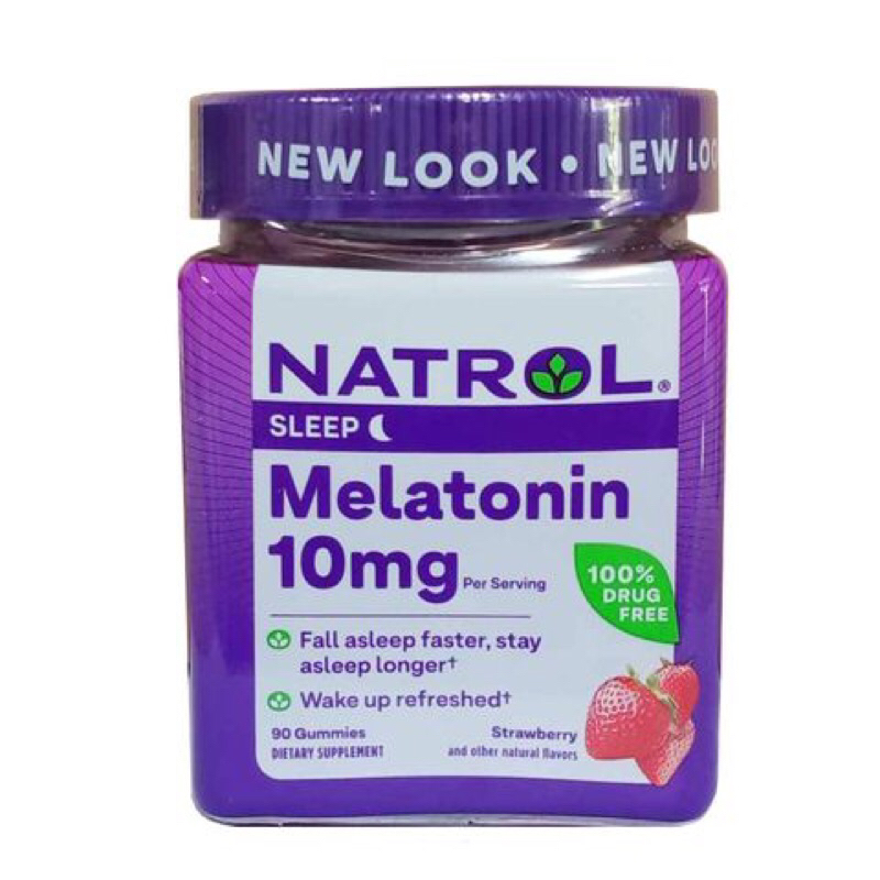 Kẹo Dẻo Ngủ Ngon Melatonin Natrol Gummies 10mg