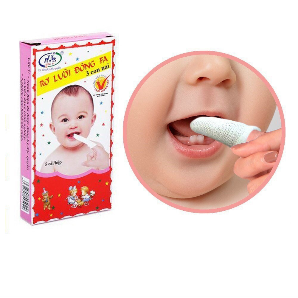 Rơ lưỡi đông pha- vệ sinh răng miệng cho bé sơ sinh ( 1 bịch 50 chiếc )