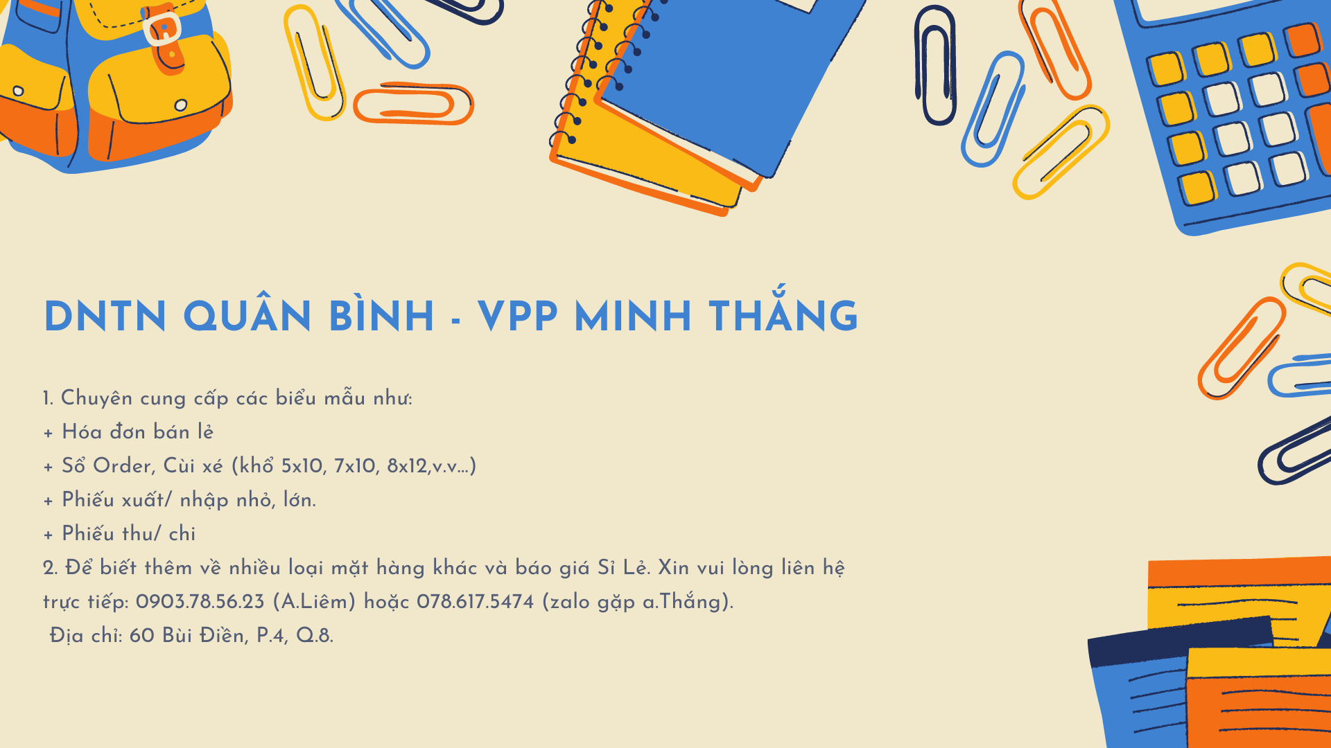 Combo 50 Cuốn Sổ Order 2 Liên 100 tờ 7x10