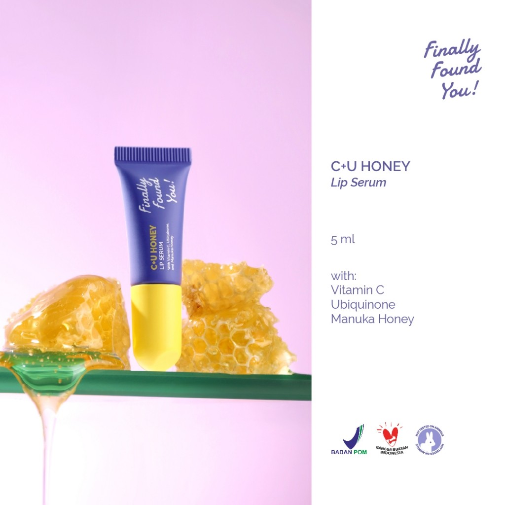 c u honey lip serum Saatnya gunakan C+U untuk melembapkan dan mencerahkan bibir kamu #FinallyFoundYou #FinallySimple #lipserum leaving you with naturally beautiful lips Finally Found You! C+U Honey