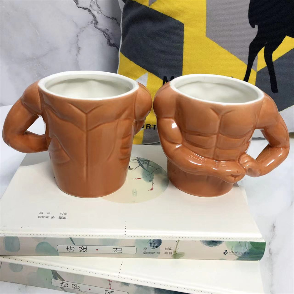 Muscle Cup Kitchen Bar Creative Ceramic Cup Creative Personality Cup Cup Cup Men's Ceramic Cup#1 * mug
