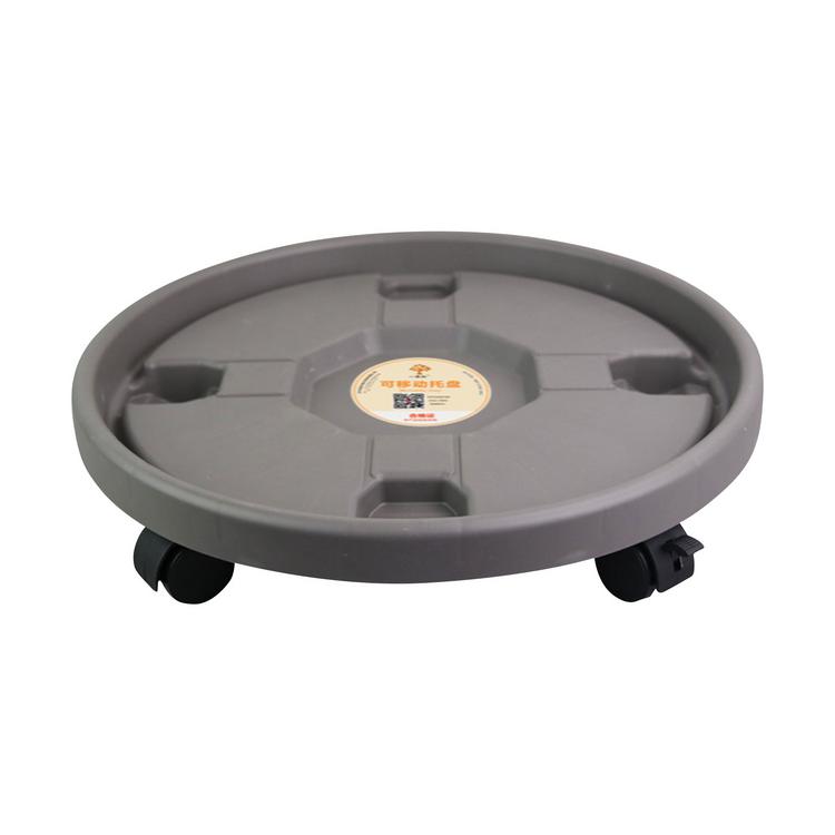 Plant Dolly Heavy Duty Round Rolling Plant Stand Large Heavy Plant Pot Saucers Plant Dolly with Wheels Plant Mover modern