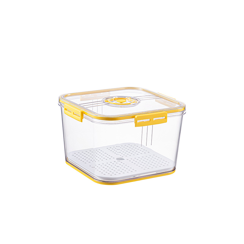 Fresh box, food grade refrigerator special storage box, freezer with lid, sealed box, food dumpling box, frozen meat preparation box