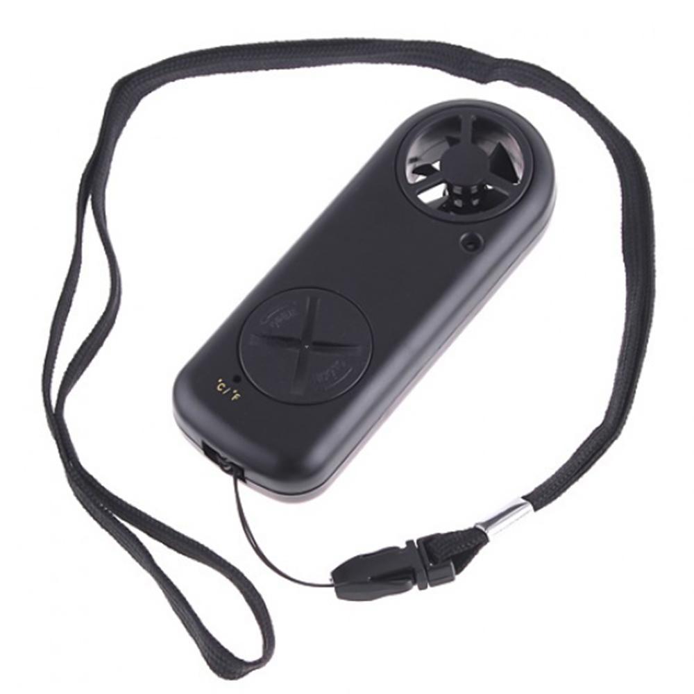 Mini LCD Digital Anemometer Wind Speed Air Velocity Temperature Measuring with Backlight
