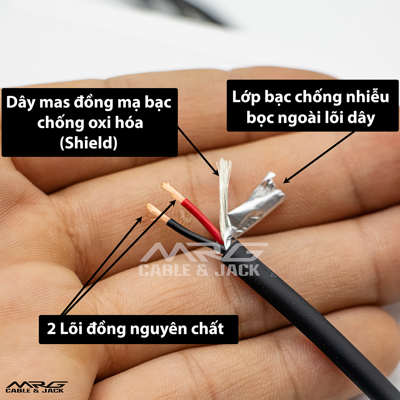 Dây canon đực ra 2 đầu canon cái.