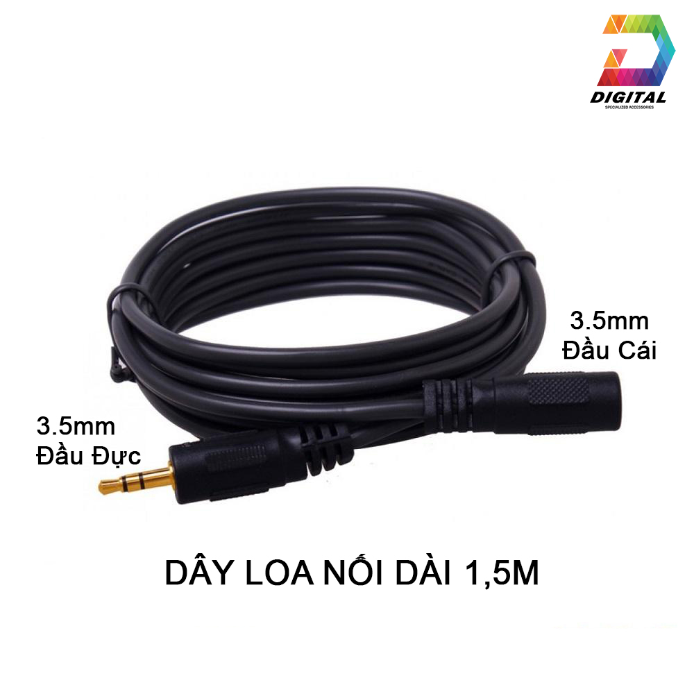 Dây Cáp Loa Nối Dài 1,5 Mét