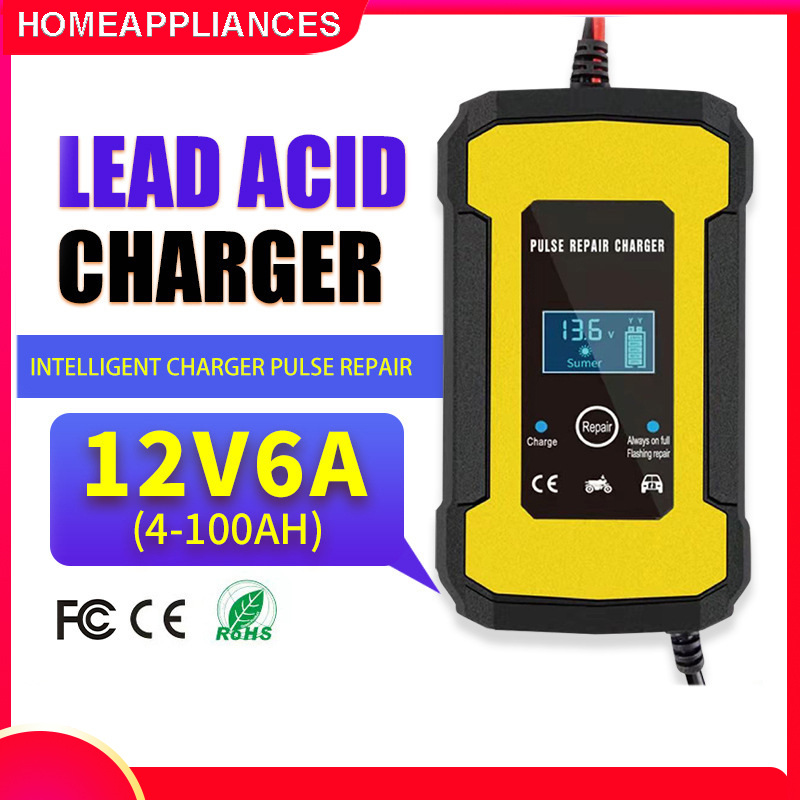 Bộ sạc điện acquy 12V kèm phục hồi bình,Sạc acquy 12V cho bình acquy xe máy , xe đạp điện , ô tô