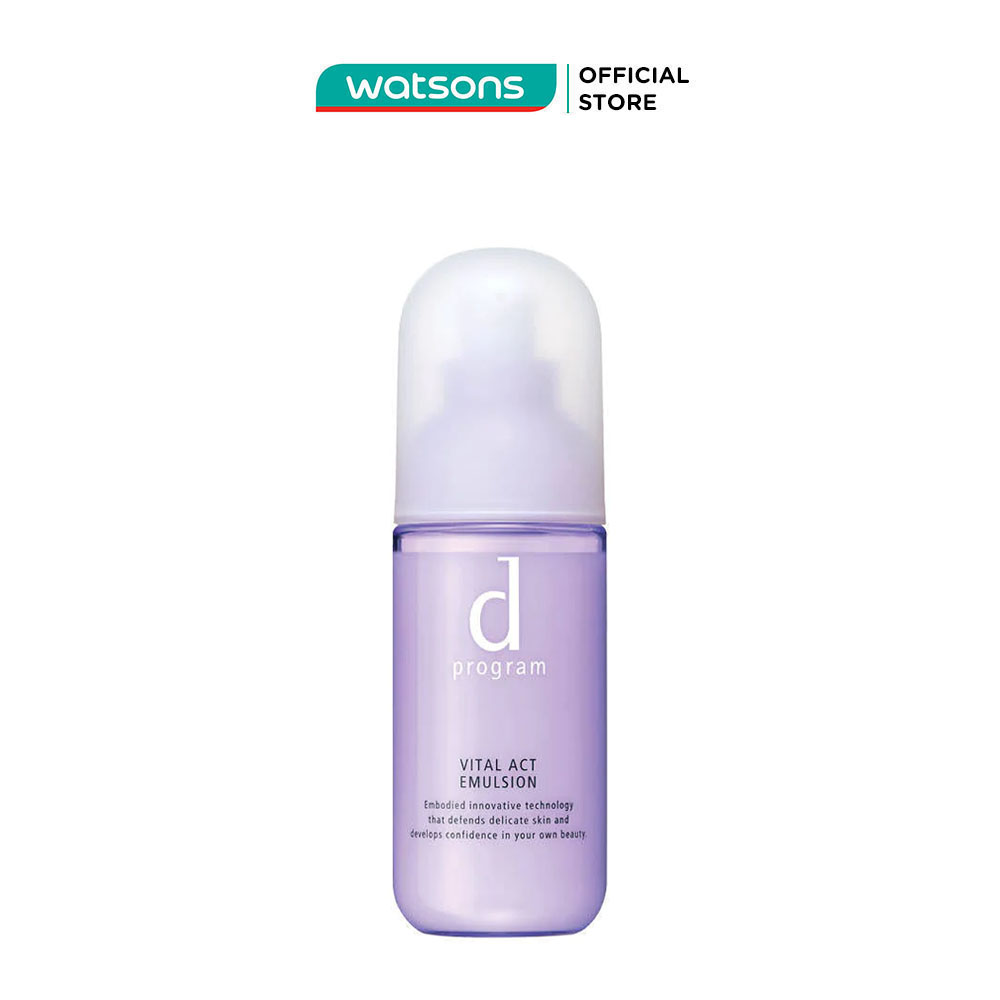 Sữa dưỡng d program ngăn ngừa lão hóa cho da nhạy cảm vital act emulsion 100ml
