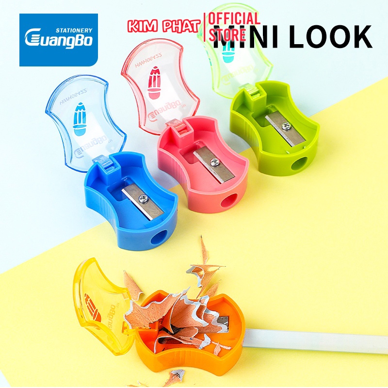 Gọt bút chì, chuốt viết chì guangbo hwh06422 có nắp đậy vệ sinh sạch sẽ