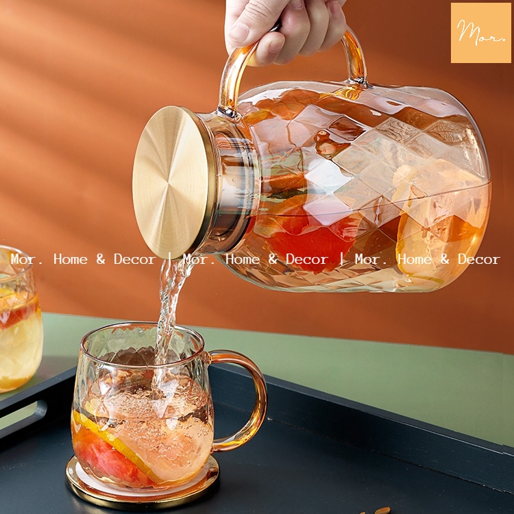 Bình nước thủy tinh chịu nhiệt cao cấp