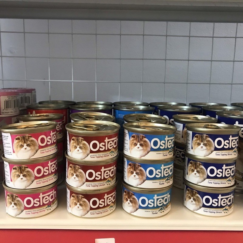 Pate cho mèo Ostech Gournet lon Thái Lan - lon 80g