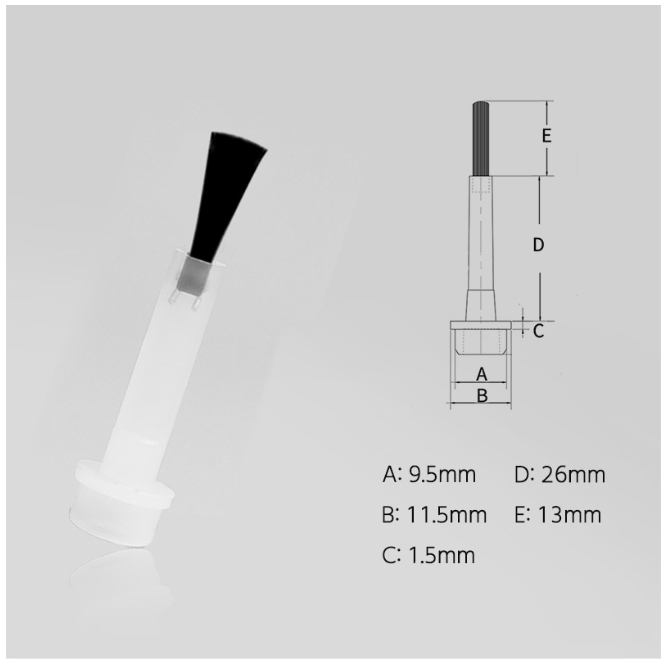 Chổi cọ sơn gel nail thay thế (1 cái)