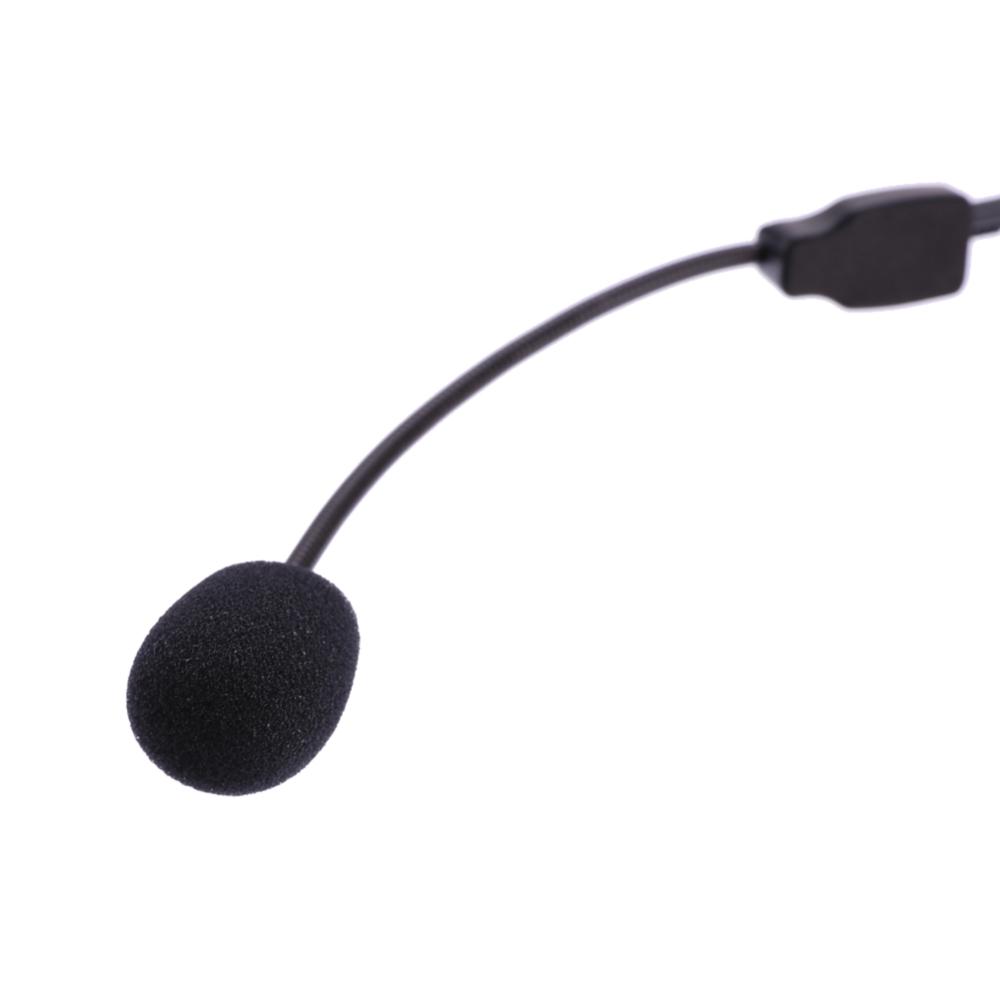 3.5mm Plug Guide Lecture Speech Headset Mic Voice Amplifiers Portable Guide Lecture Speech Microphone Lightweight Over Head for Teaching Meeting