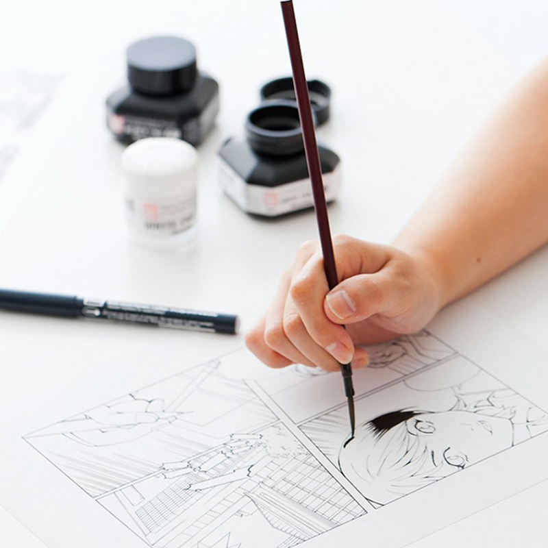 Cọ tỉa thư pháp Menso Kuretake Zig Cartoonist