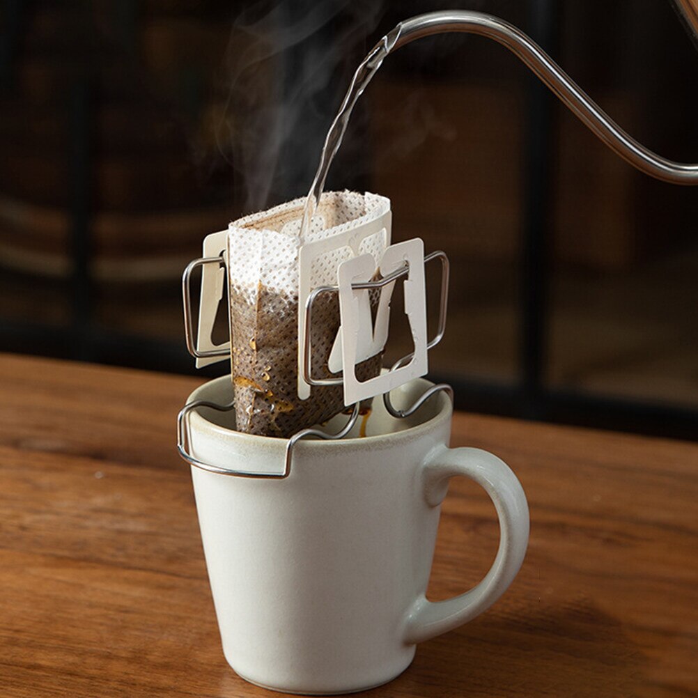 Bag Holder Stand Coffee Filter Drip Holder Hanging Ear Stand Rack Chair Paper Stainless Steel Filters Dripper Pour Over Cup