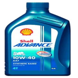 Shell Advance AX7 10W40 0.8 lít