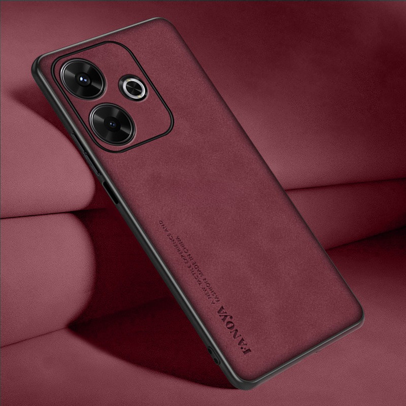 Phone case For Xiaomi Poco M6 / Poco F6 Case Back cover Fluff Hard Cortex Plush Cover with Soft Frame Anti-knock stand Holder For Redmi 13 Note 13 Pro Cover cases. 