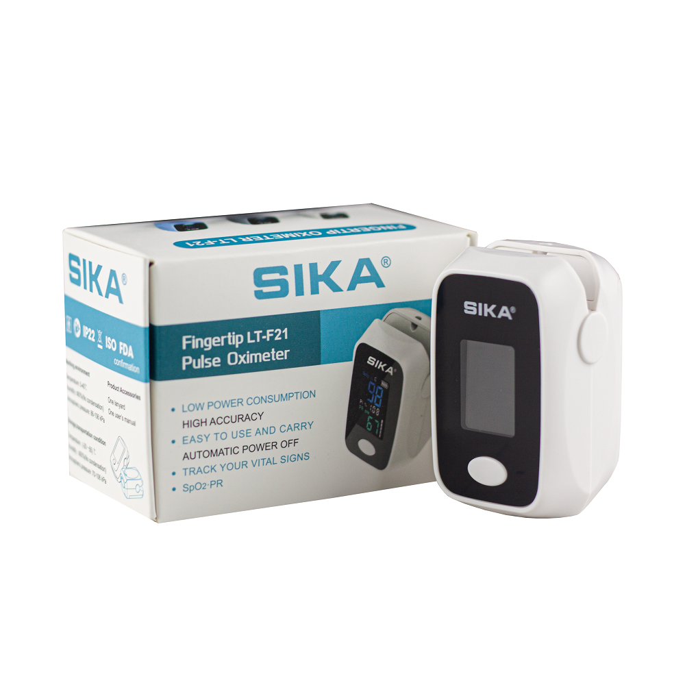 Máy đo nồng độ oxy và nhịp tim SIKA LTF21 - máy đo SpO2