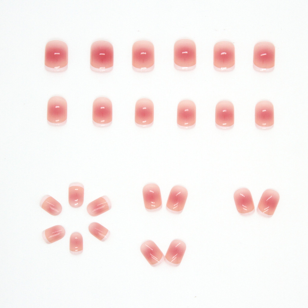 BTS%20%E3%80%90WITH%20GLUE%E3%80%9124Pcs%20Pink%20Fake%20Nails%20DIY%20Simple%20Design%20False%20Nails%20Wearable%20Nails%20Stylish%20Pattern%20Artificial%20Nails%20-%20Image%203