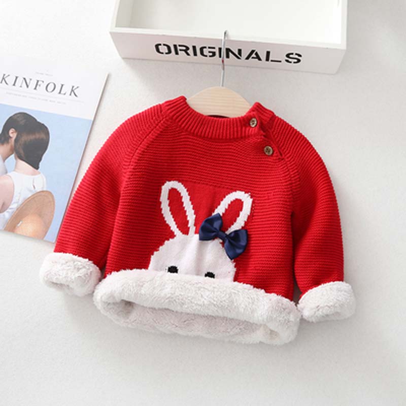 IENENS Kids Boys Girls Sweaters Clothes Baby Toddler Warm Sweater Coats
