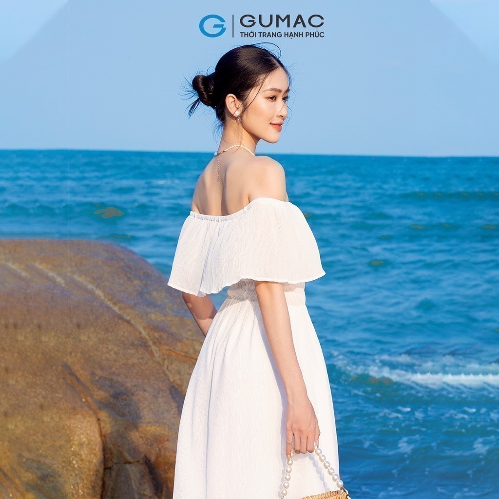 Đầm nữ maxi trễ vai GUMAC DD05031 - DD05090