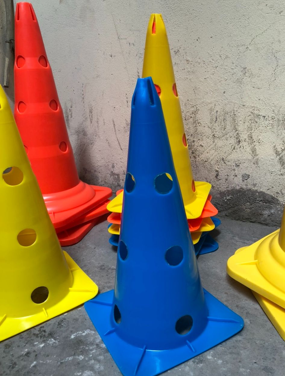 Combo10chiếc Nấm tập chiến thuật, Marker, cone chơi thể thao Bóng Đá Rào Cản Nhựa