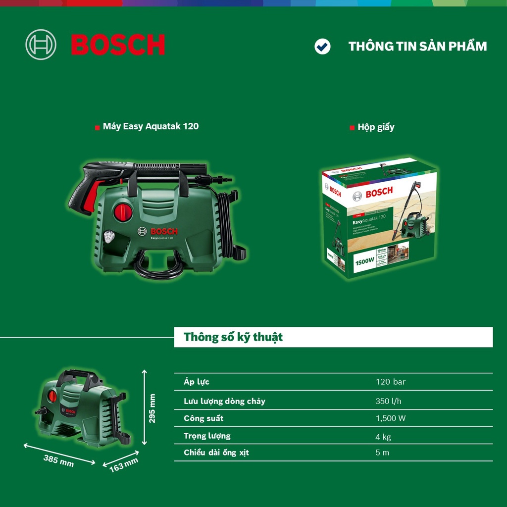 Bosch Easy Aquatak 120 Cleaning Sprayer