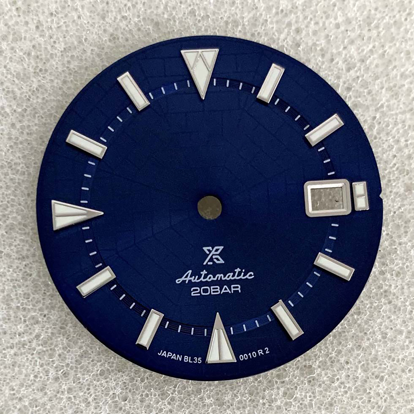31MM Watch Dial Sun Pattern Green Luminous Watch Modified Dial for NH35 Movement Watch Accessories