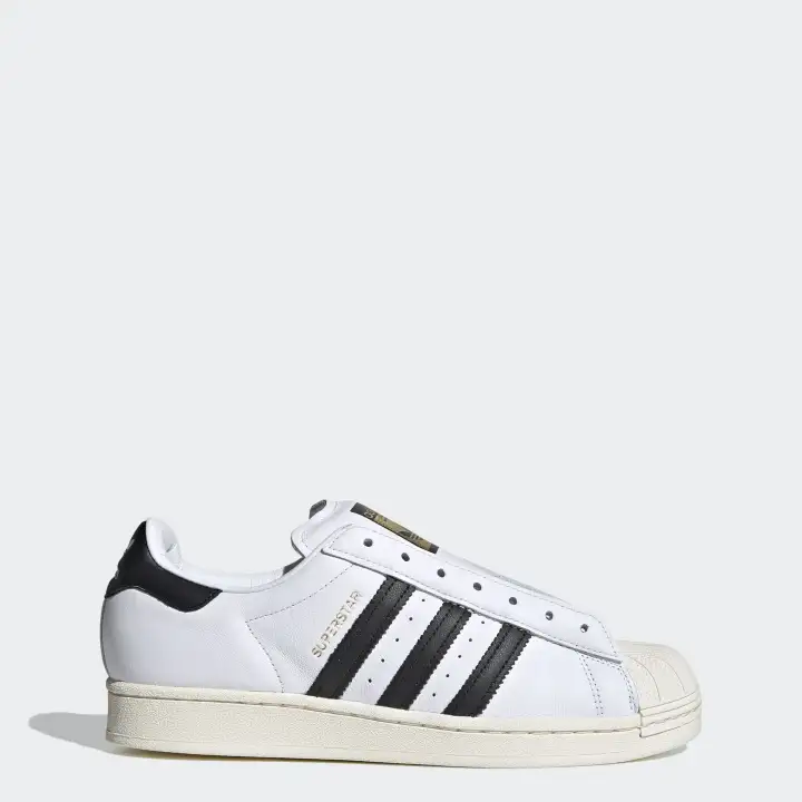 adidas originals superstar slip on men white