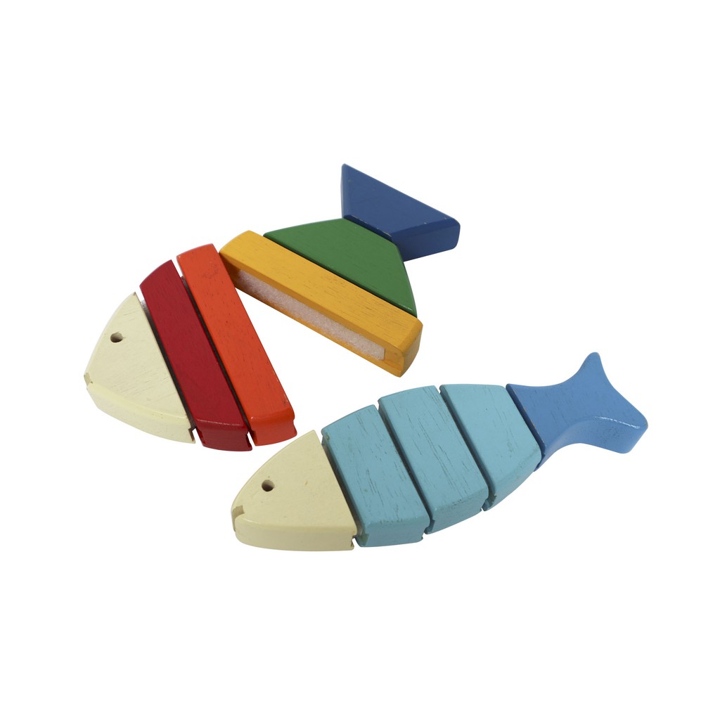 Đồ chơi gỗ Winwintoys Bộ cắt 2 cá