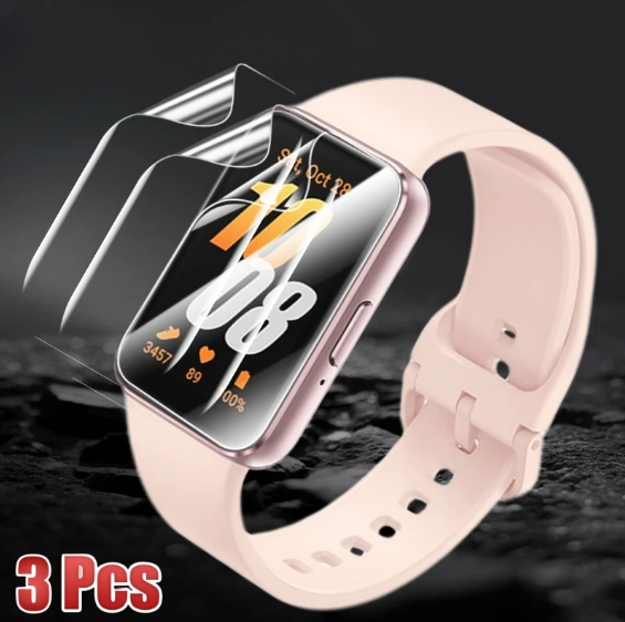 3D PMMA miếng bảo vệ màn hình bảo hiểm đầy đủ và HD trong suốt miếng dán film mềm thích hợp cho Samsung Galaxy Fit3 (SM-R390) SmartWatch