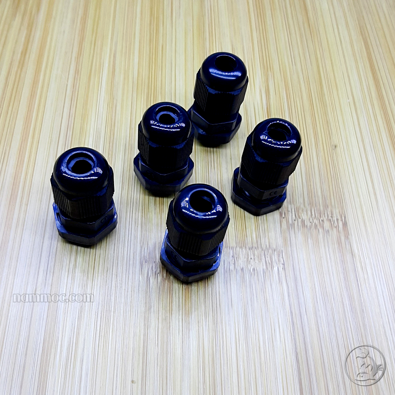 Nút pg7 | ốc siết cáp pg7 - dùng chế lọc, phụ kiện diy lọc