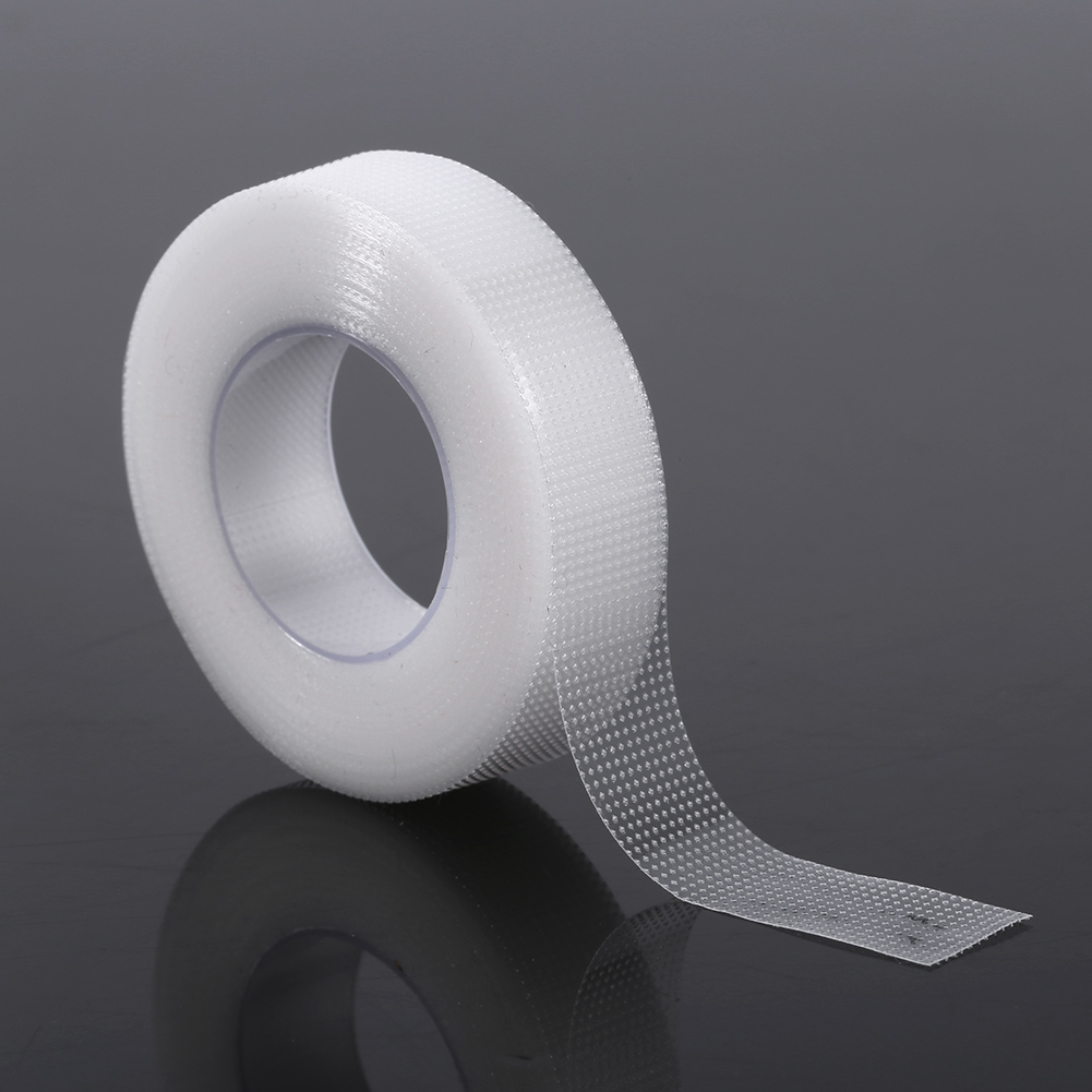 1 Roll PE Tape Roll for Individual Eyelash Extensions Transparent PE Tape Breathable False Eyelash Extensions Makeup Tools Eyelash Extension Supplies Lash TapeElastic Foam Tape