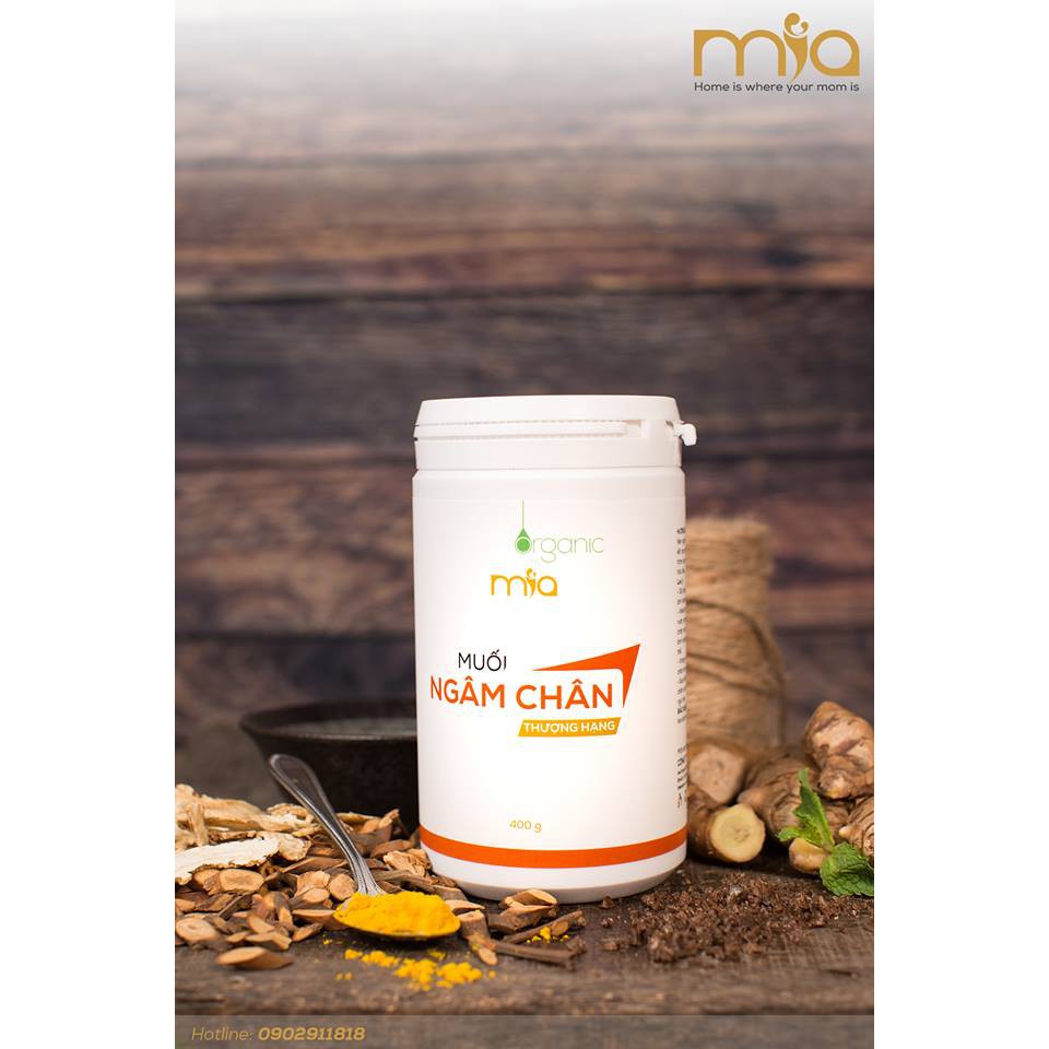 Muối ngâm chân Mía Organic 400gr
