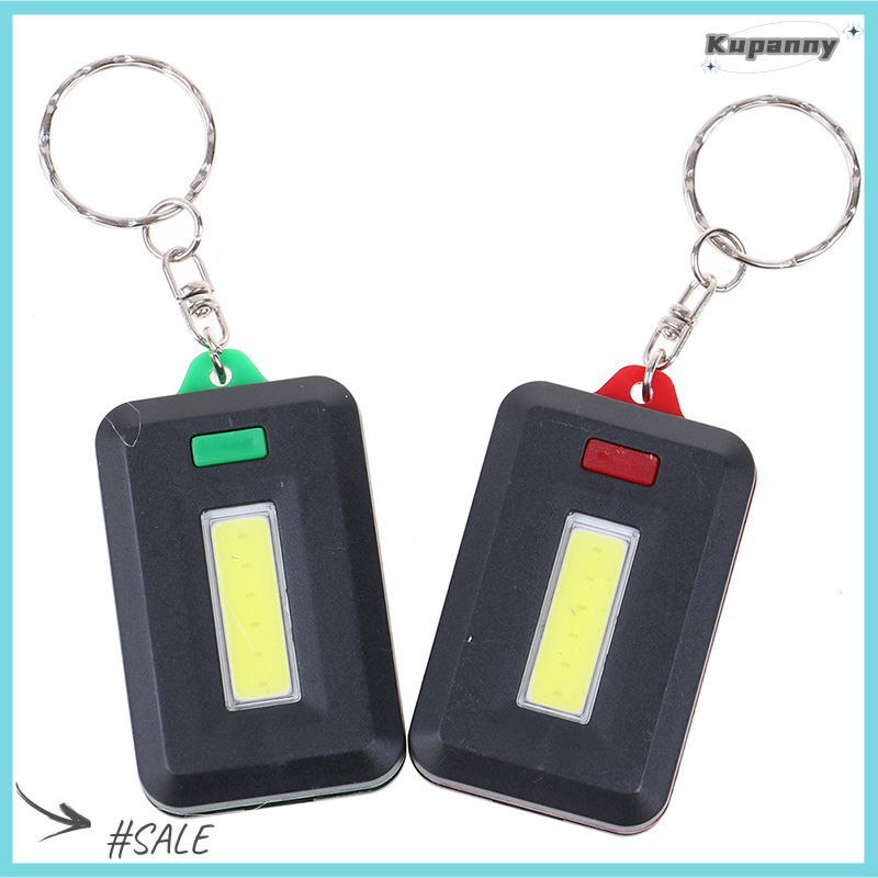 Kupanny Cob flashlight keychain mini led flashlight portable outdoor emergency light