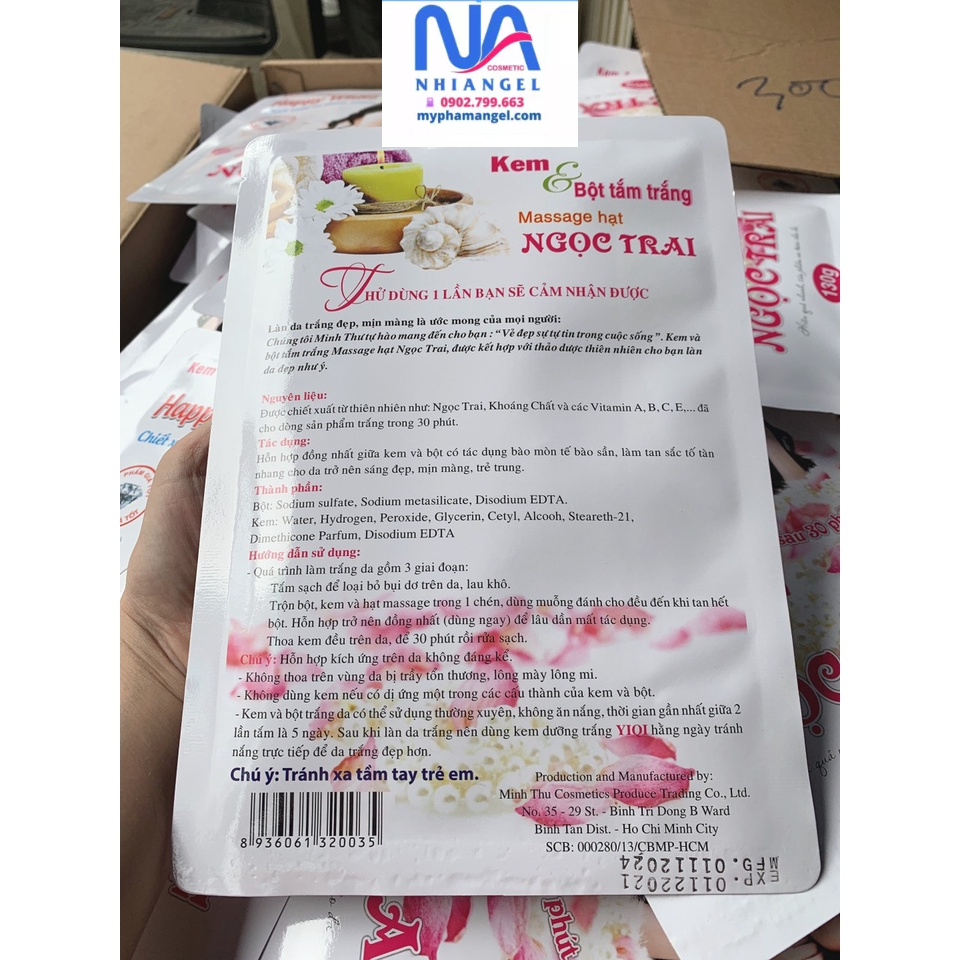 Gói tắm trắng Ngọc Trai Happy White