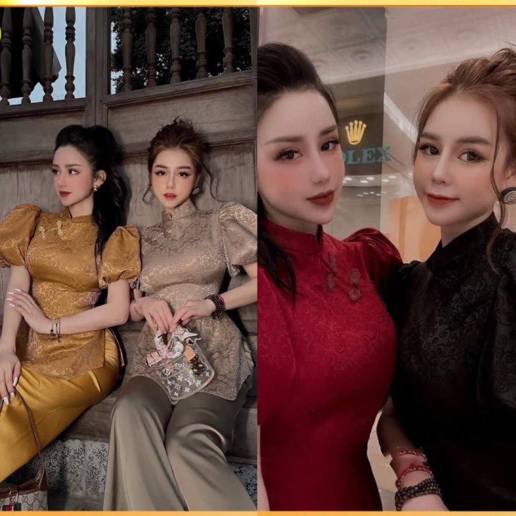 ĐỒ LAM ĐI CHÙA # Gấm tay phồng
