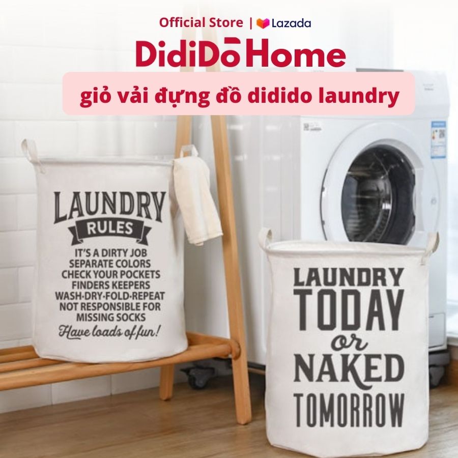 Giỏ Vải Didido Laundry 40X50
