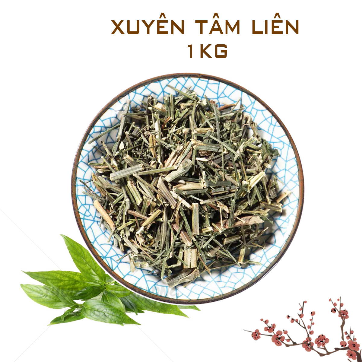 Xuyên tâm liên khô sạch 1kg ( Thảo mộc xuyên tâm liên hỗ trợ các vấn đề về h ô hấp, giảm mẩn ngứa)
