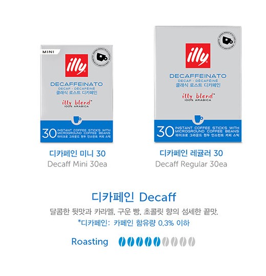 [Illy] Illy Regular Size Coffee Packets, Box of 30 Packs/ Illy Instant Stick Coffee Regular 30 Packs