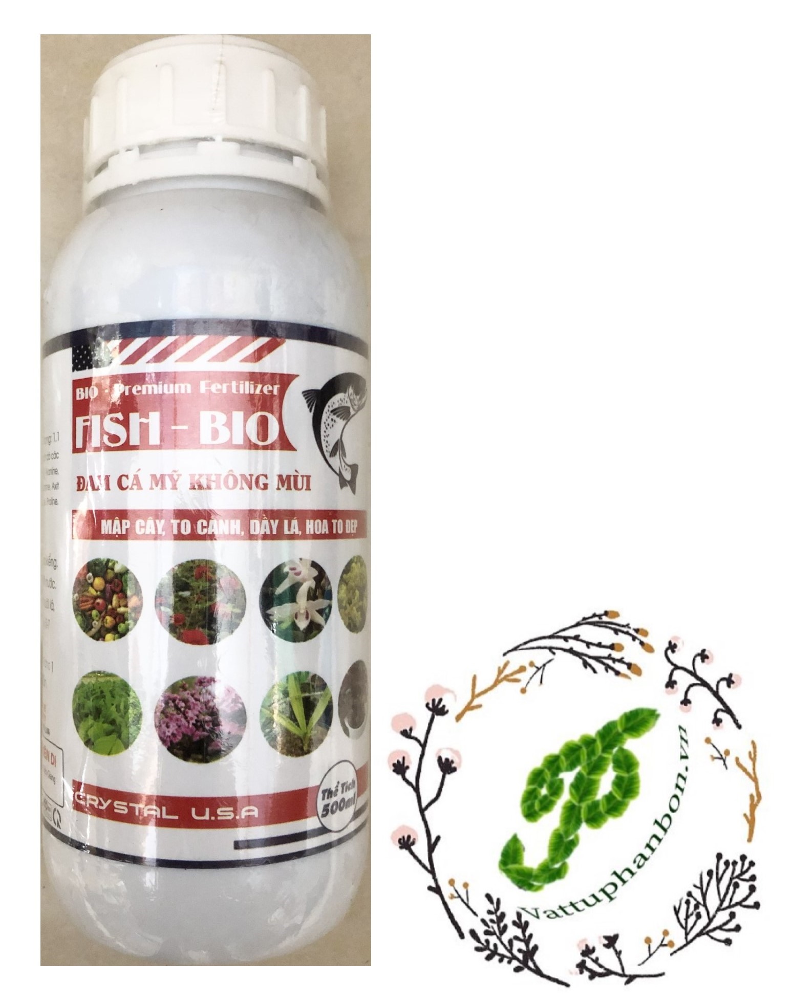 Phân đạm cá mỹ bio fish không mùi fish - bio - #122a# 500ml