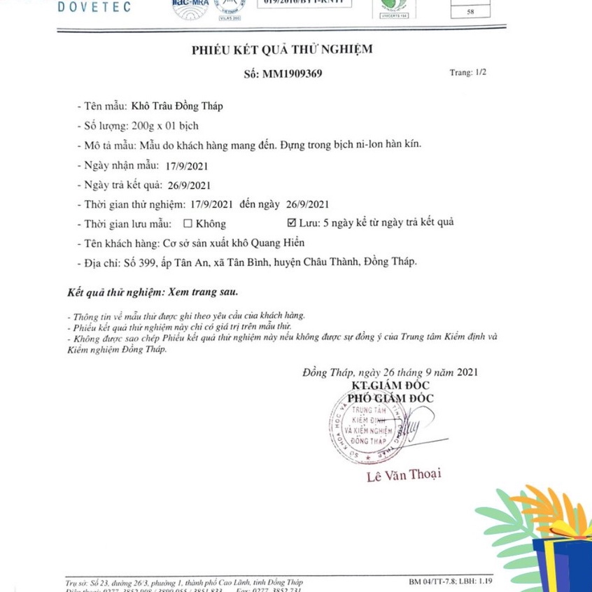 Thịt bò khô - Trâu khô Nhiều Vị Quang Hiển [Vihasu Store]