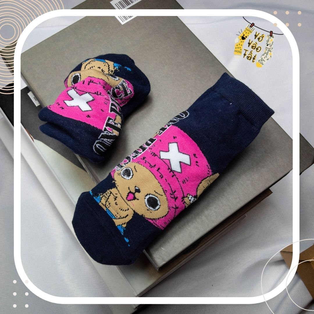 TẤT/ VỚ CỔ NGẮN CƯỚP BIỂN LUFFY ONE PIECE