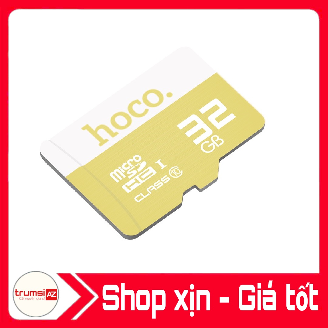 Thẻ nhớ Micro SD Hoco 32Gb - Vàng