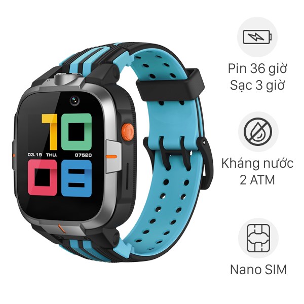 Đồng hồ định vị trẻ em 4G Kidcare S8