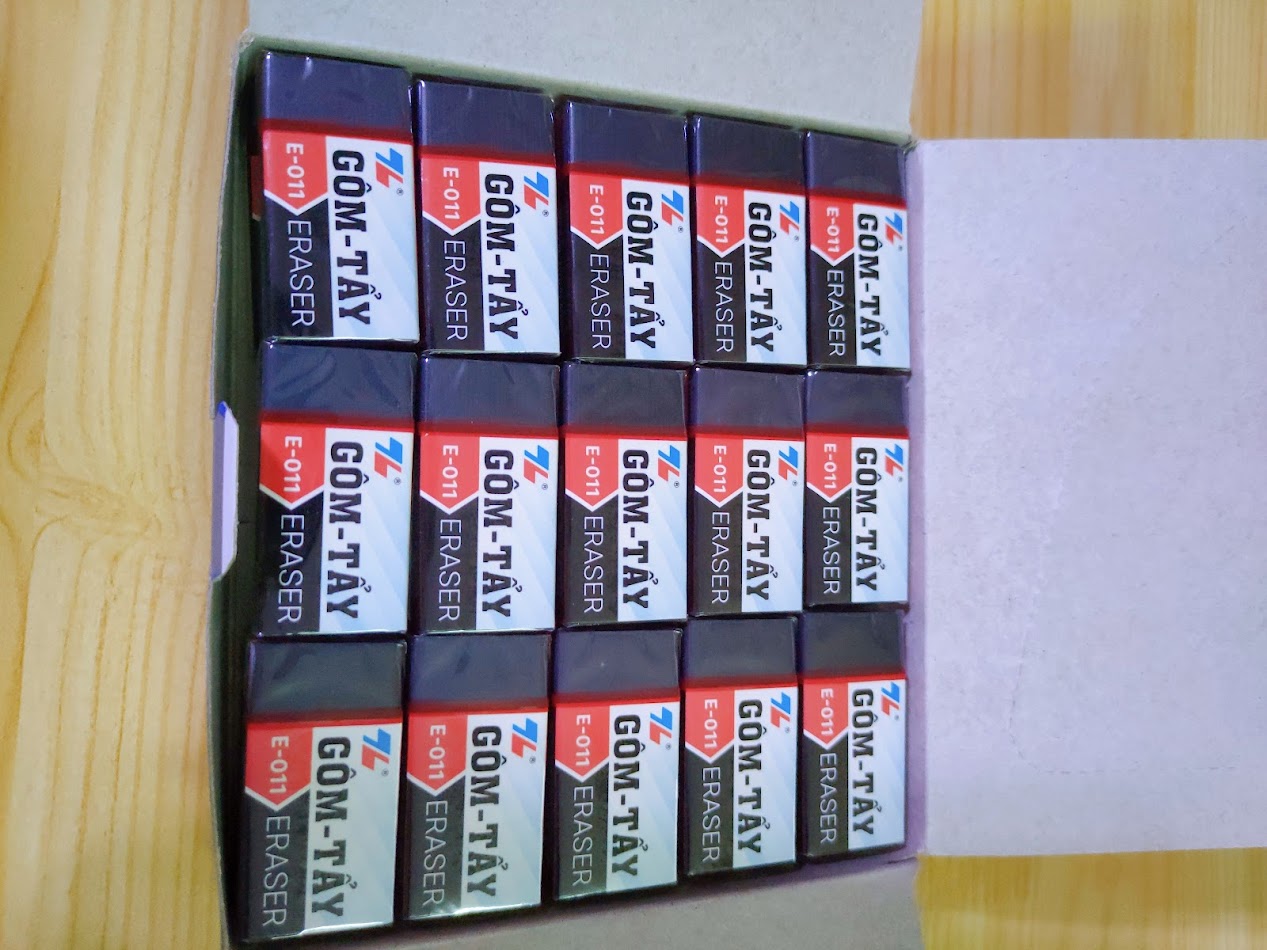 cục Gôm Đen Thiên Long E011 tẩy mực bút chì ( 1 cục )